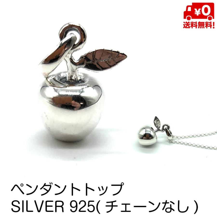 ペンダントトップ のみ シルバー925 りんご アップル 林檎 モチーフ デザイン おしゃれ メンズ レディース ネックレス ペンダント Silver925 送料無料 Tgk108 スタンダードネット 通販 Yahoo ショッピング