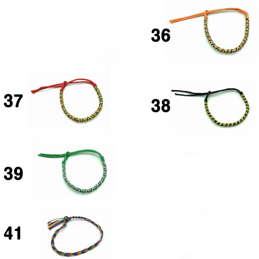 シルク ミサンガ 1本 足首 腕 おしゃれ カラー デザイン 豊富 お守り メンズ レディース ブレスレット アンクレット タイ アジアンデザイン 送料無料｜standard-net｜03