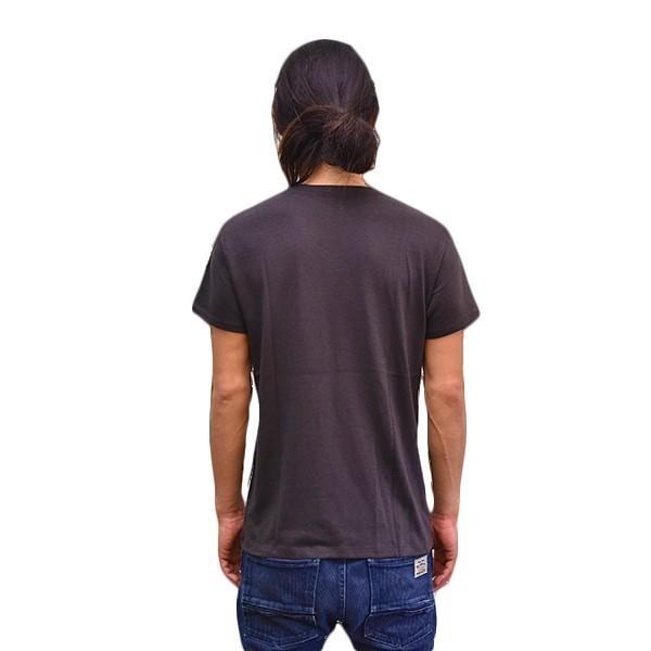 VOLN/RedFin /V Neck Tee /Black｜standardstore｜04