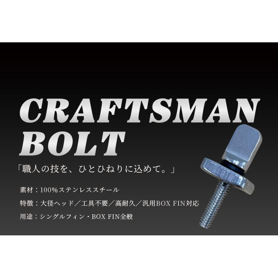 ネジ CRAFTSMAN  BOLT ロングボード センターBOX FIN 固定用 ねじ プレートナット 工具不要 |  | 01