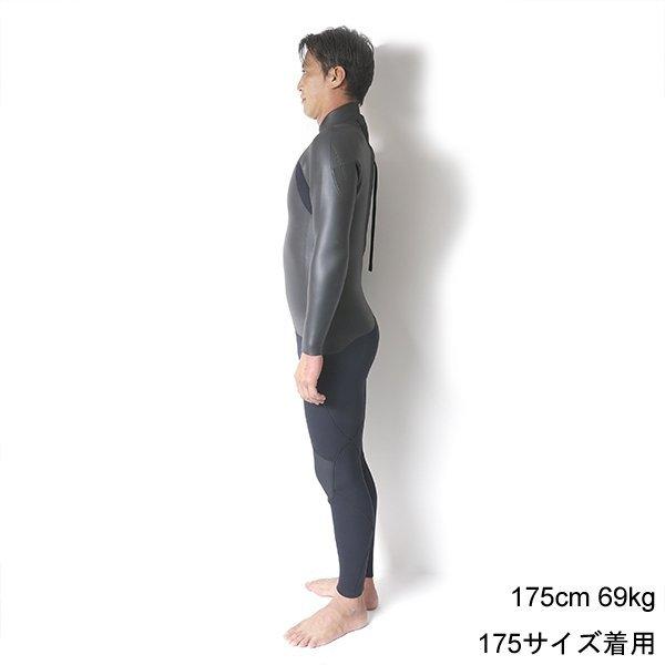 ウェットスーツ セミドライ ハイエンドモデル CRAFTSMAN WETSUITS 5mm / 3mm SEMIDRY HIGH-END MODEL  BACKZIP FLAT SKIN 裏起毛 保温サーフィン｜standardstore｜11