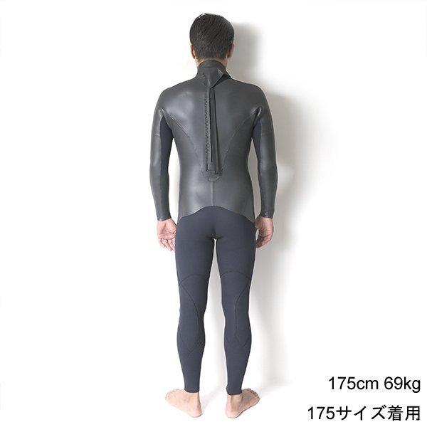 ウェットスーツ セミドライ ハイエンドモデル CRAFTSMAN WETSUITS 5mm / 3mm SEMIDRY HIGH-END MODEL  BACKZIP FLAT SKIN 裏起毛 保温サーフィン｜standardstore｜12