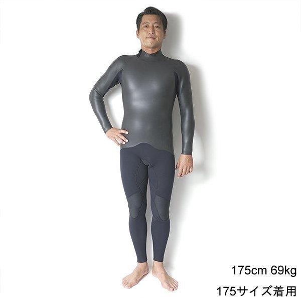 ウェットスーツ セミドライ ハイエンドモデル CRAFTSMAN WETSUITS 5mm / 3mm SEMIDRY HIGH-END MODEL  BACKZIP FLAT SKIN 裏起毛 保温サーフィン｜standardstore｜10