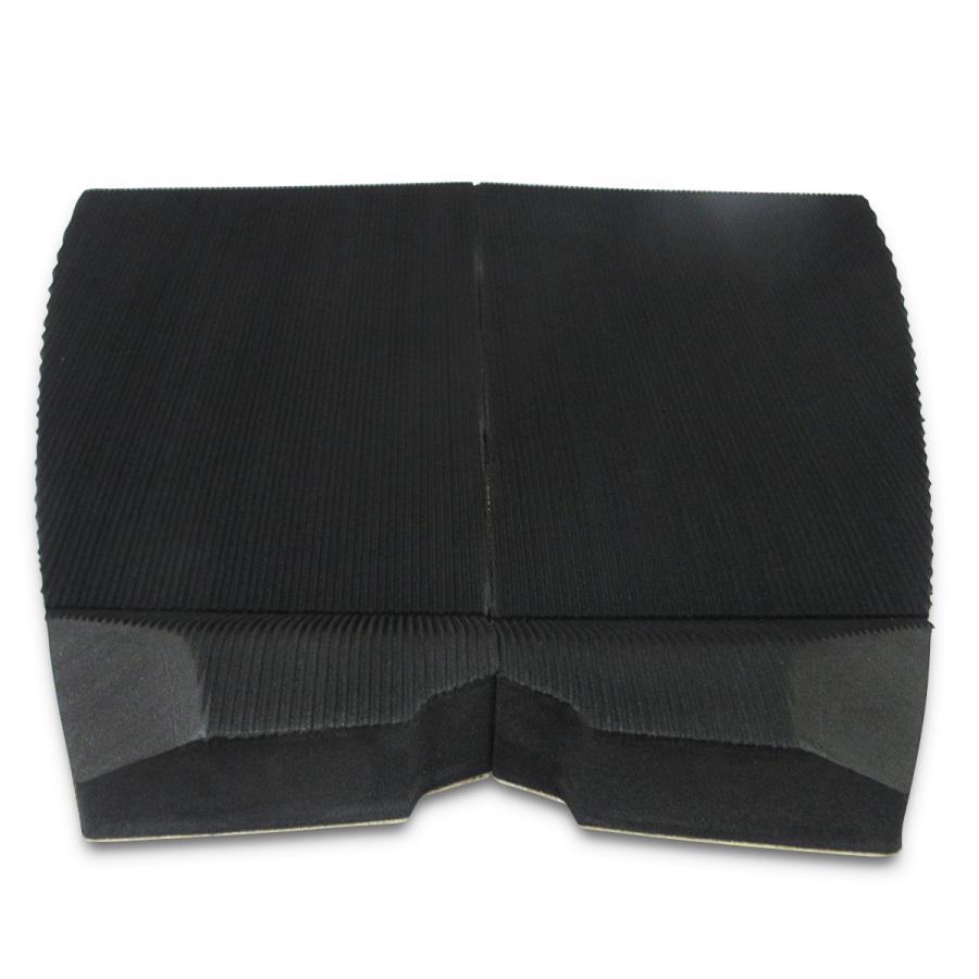 デッキパッド サーフィン BLACK CORDUROY NO ARCH BAR 2piece