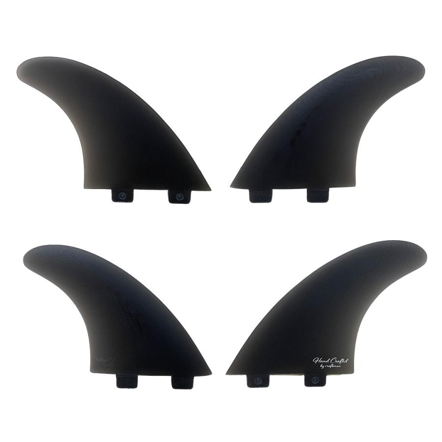CRAFTSMAN FIN クラフトマン Quad Fins SS FCS Smoke Whiterogo