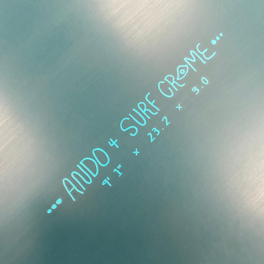 サーフボード ロングボード CRIME GLIDERADNAR 9`1 AQUA×MIDNIGHT