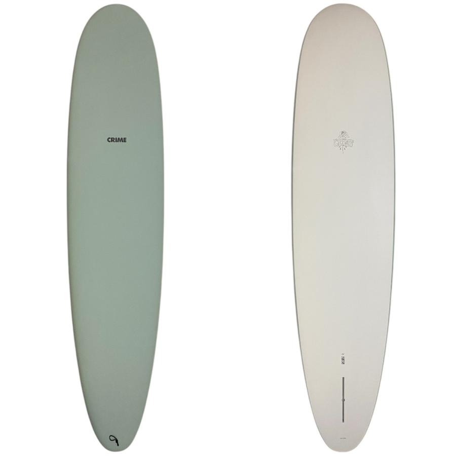 美品CRIME サーフボードSTUBBY 7.6 シングル サーフボード ミッドレングス CRIME STUBBY 7`6 VOLAN WHITE クライム