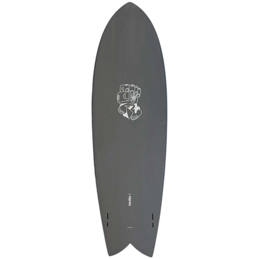 サーフボード ミッドレングス CRIME KEEL FISH 6'0 SLATE CHARCOAL