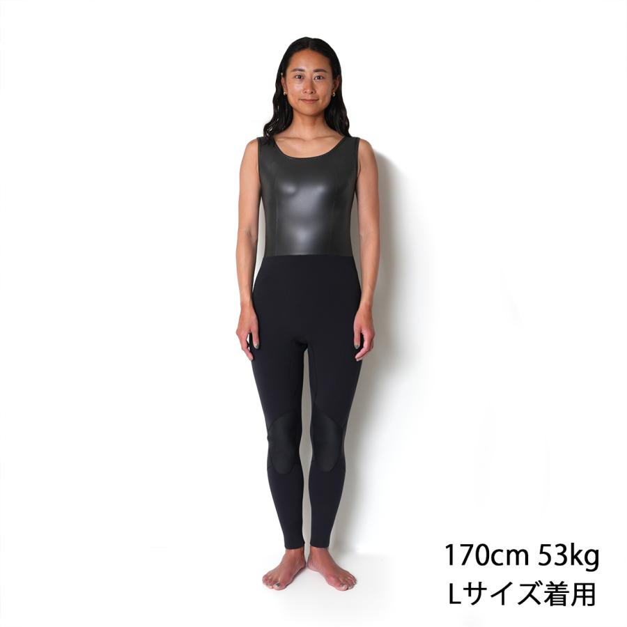 【新商品！先行予約受付中！】2mm LADIES` WETSUITS LONG JOHN NONZIP FLAT SKIN 2ミリ レディース ロングジョン フラットスキン｜standardstore｜06