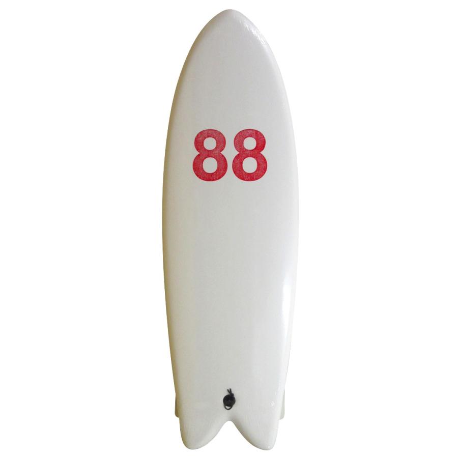 【説明欄の条件で最大30%OFF！& 店舗受取で送料無料！】88 / Quad Fish 5`8 White x Red Quad Fin surfboards ソフトボード｜standardstore｜02