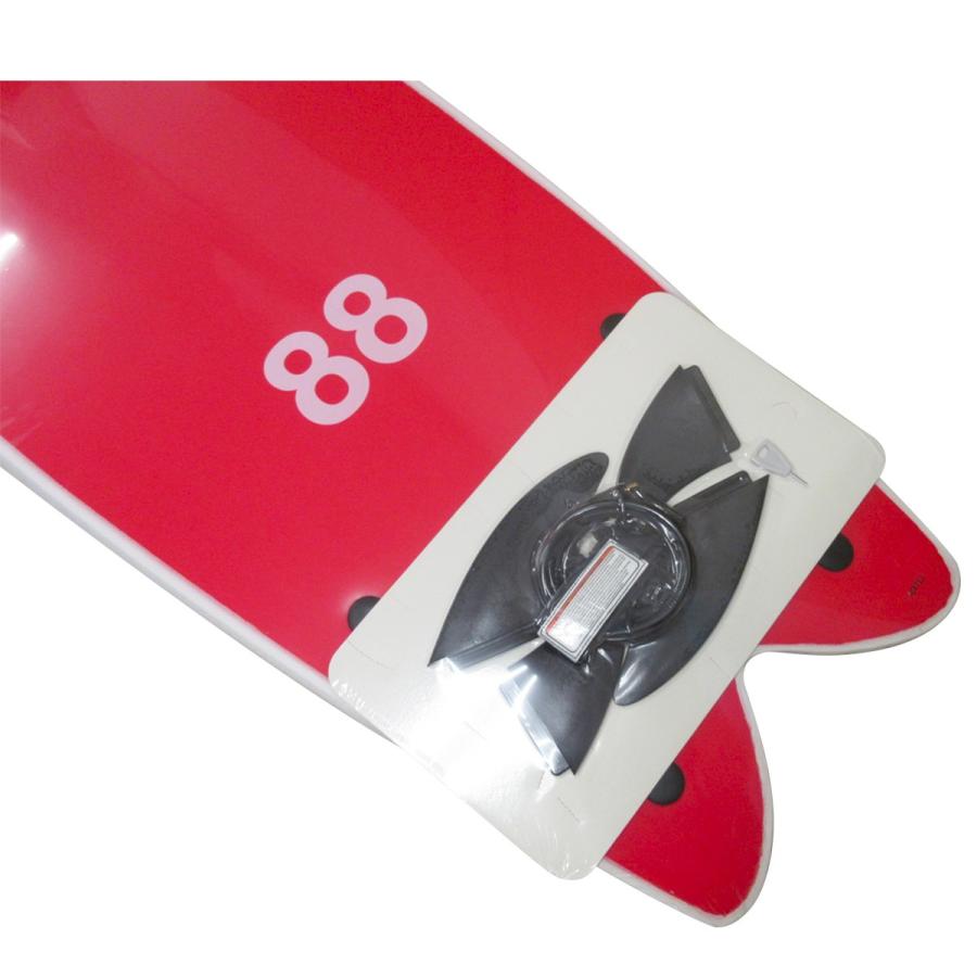 【説明欄の条件で最大30%OFF！& 店舗受取で送料無料！】88 / Quad Fish 5`8 White x Red Quad Fin surfboards ソフトボード｜standardstore｜05