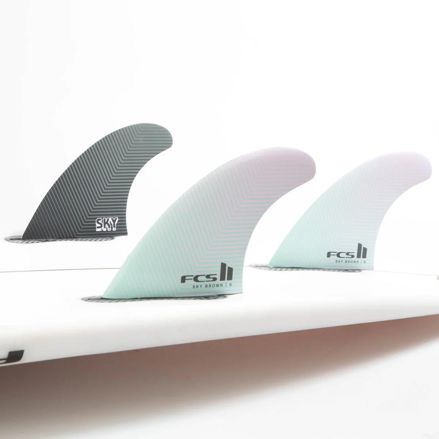 fcs2 フィン トライフィン FCS2 SKY BROWN TRI FIN SET S | FCS | 02