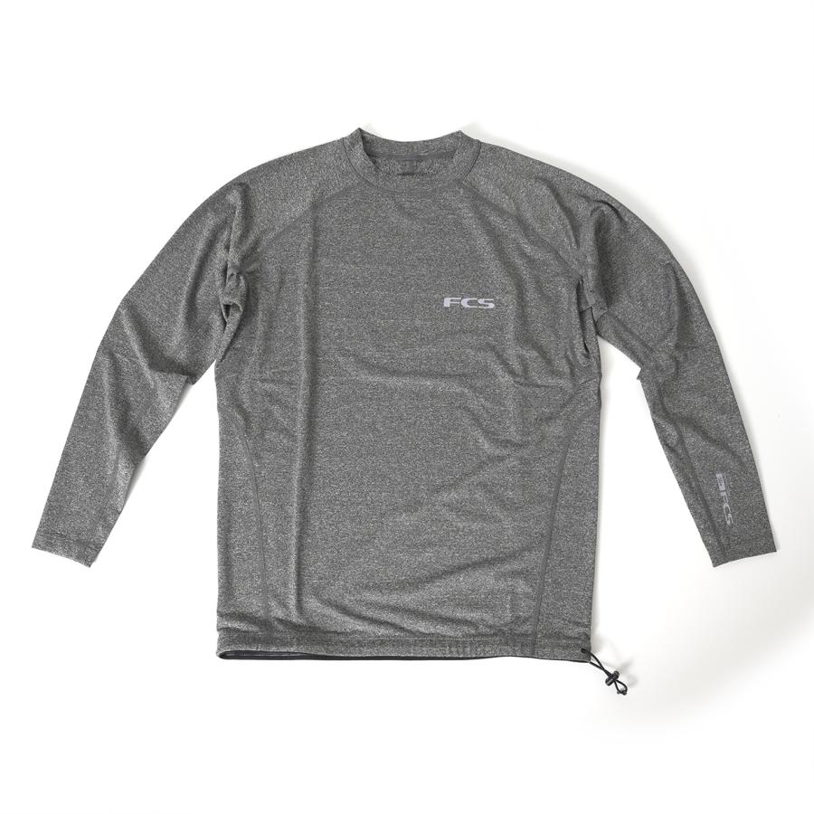 FCS ESSENTIAL LONG SLEEVE RASH GRAY ラッシュガード : STANDARDSTORE - 通販 ...