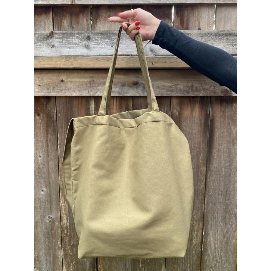 GREEN FUZ BEACH CITY BAG - ARMY ビーチシティバッグ キャンバストートバッグ サーフトート MADE IN USA