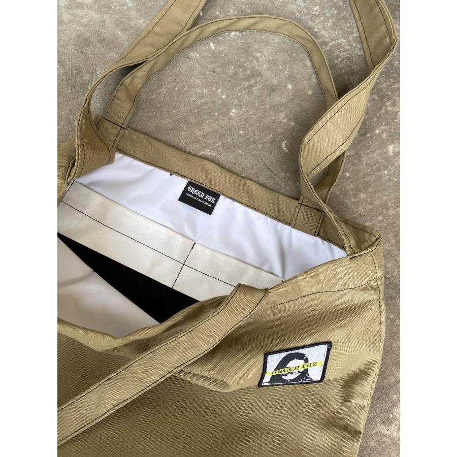 GREEN FUZ BEACH CITY BAG - ARMY ビーチシティバッグ キャンバストートバッグ サーフトート MADE IN USA