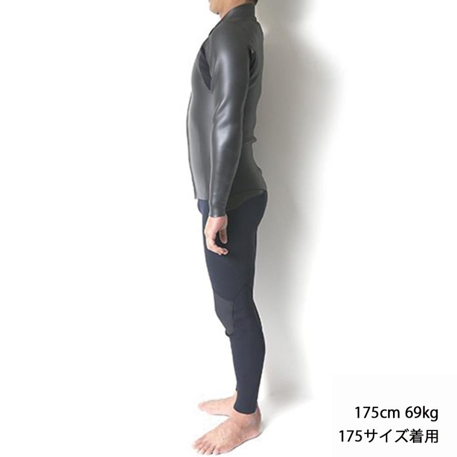 CRAFTSMAN WETSUITS フロントジップ ロングスリーブジャケット ウェットスーツ ロングスリーブジャケット 2mm ユニセックス