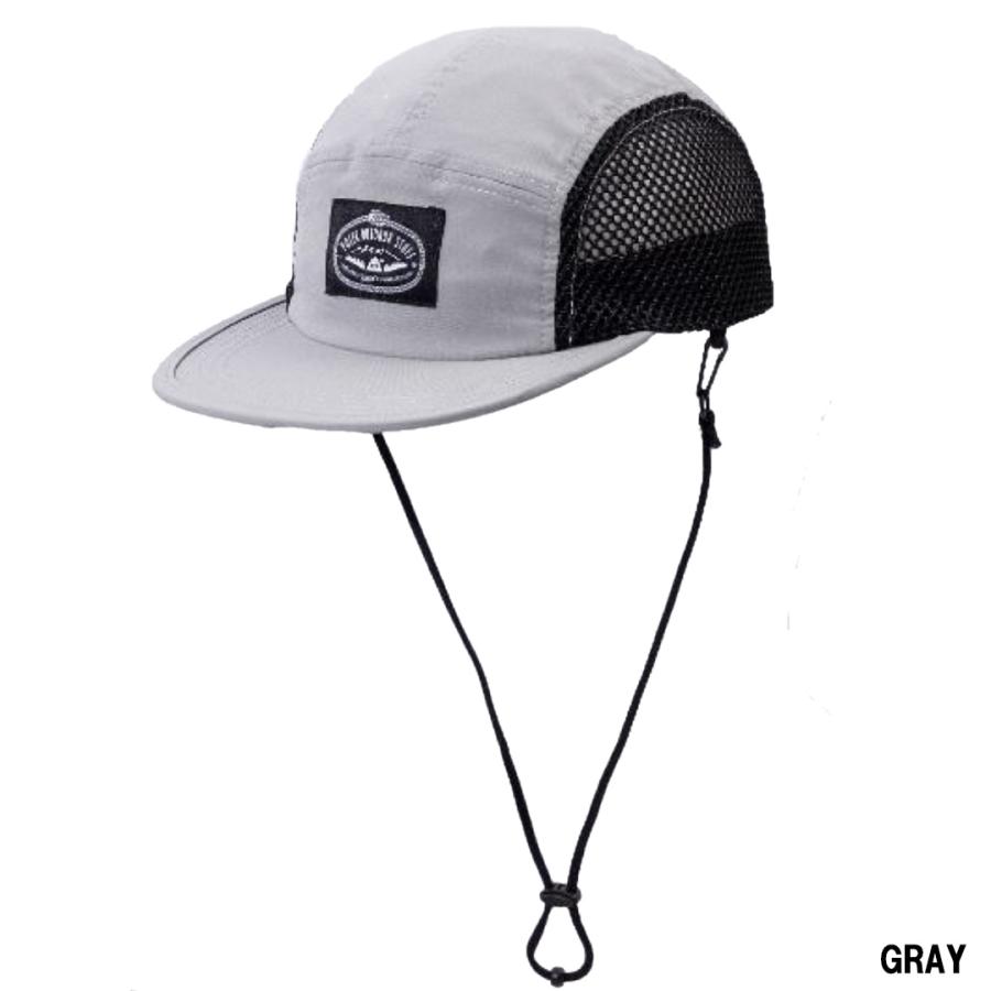 POLER 2WAY DRAW CORD SURF CAP / BLACK GRAY OLIVE メッシュキャップ