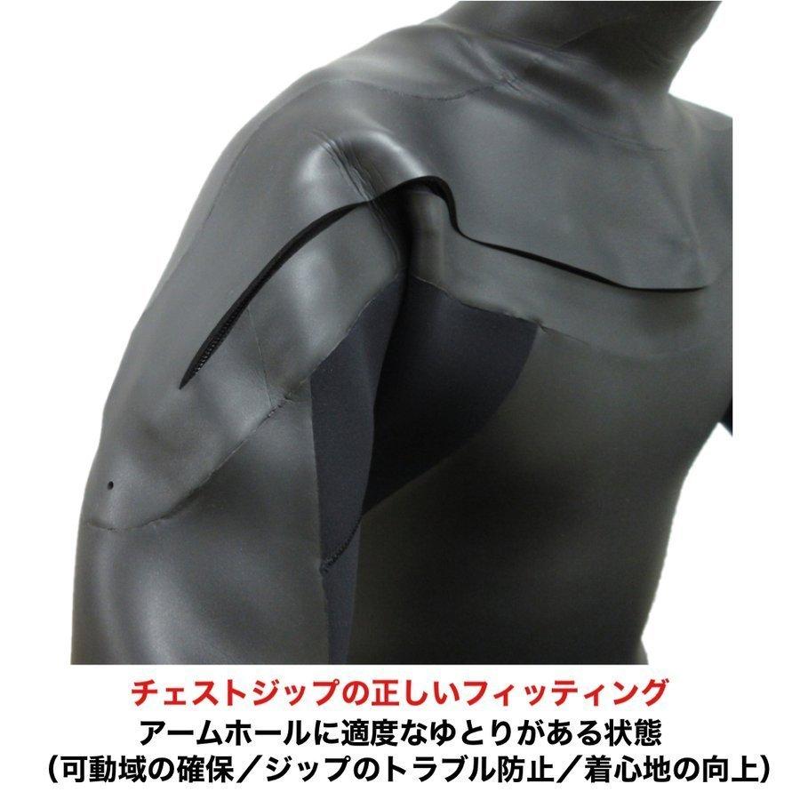 日本製★5×3mmセミドライ　【エアフレイム仕様】チェストジップ　ウェットスーツ CRAFTSMAN WETSUITS ウェットスーツ セミドライ ハイエンドモデル 5mm