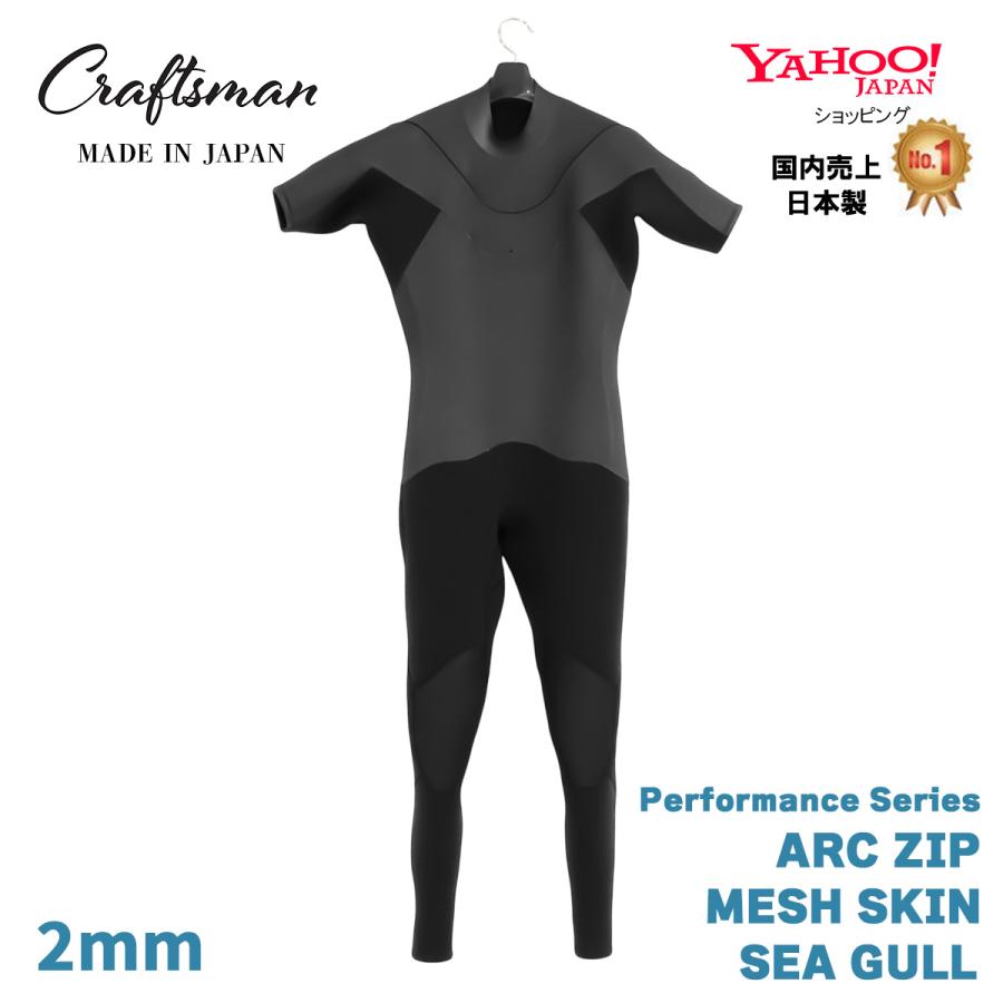 ウェットスーツ シーガル 2mm CRAFTSMAN WETSUITS Active Arc Line