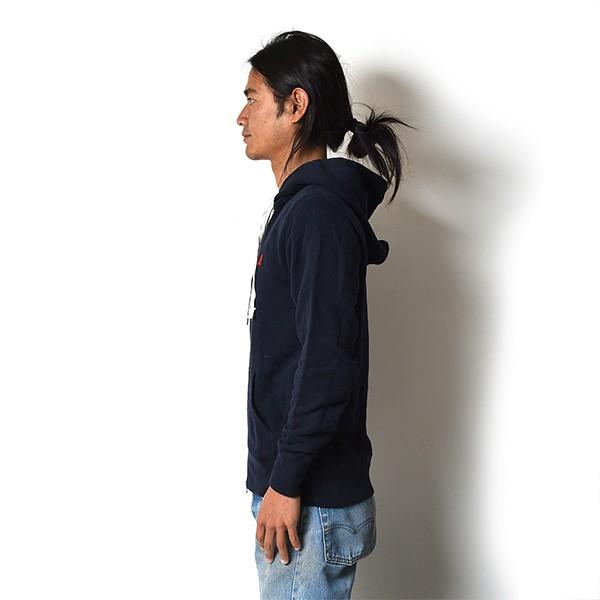 40％OFF】VOLN ZIP UP PARKA / RED FIN DEEP NAVY ボルン ジップ