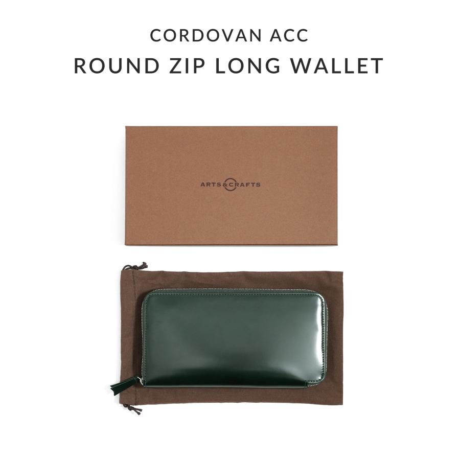 公式ストア ウォレット アーツアンドクラフツ ARTS&CRAFTS CORDOVAN ACC ROUND ZIP LONG WALLET ラウンドジップロングウォレット メンズ レディースの画像