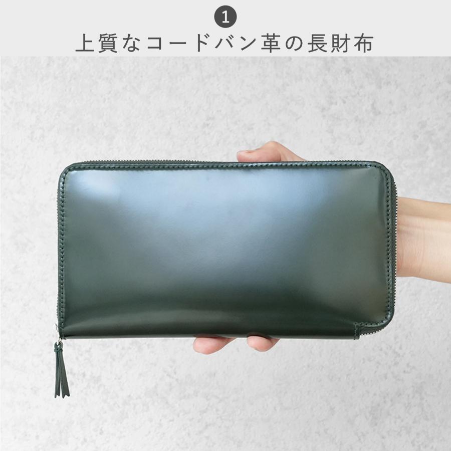 公式ストア ウォレット アーツアンドクラフツ ARTS&CRAFTS CORDOVAN ACC ROUND ZIP LONG WALLET ラウンドジップロングウォレット メンズ レディースの画像