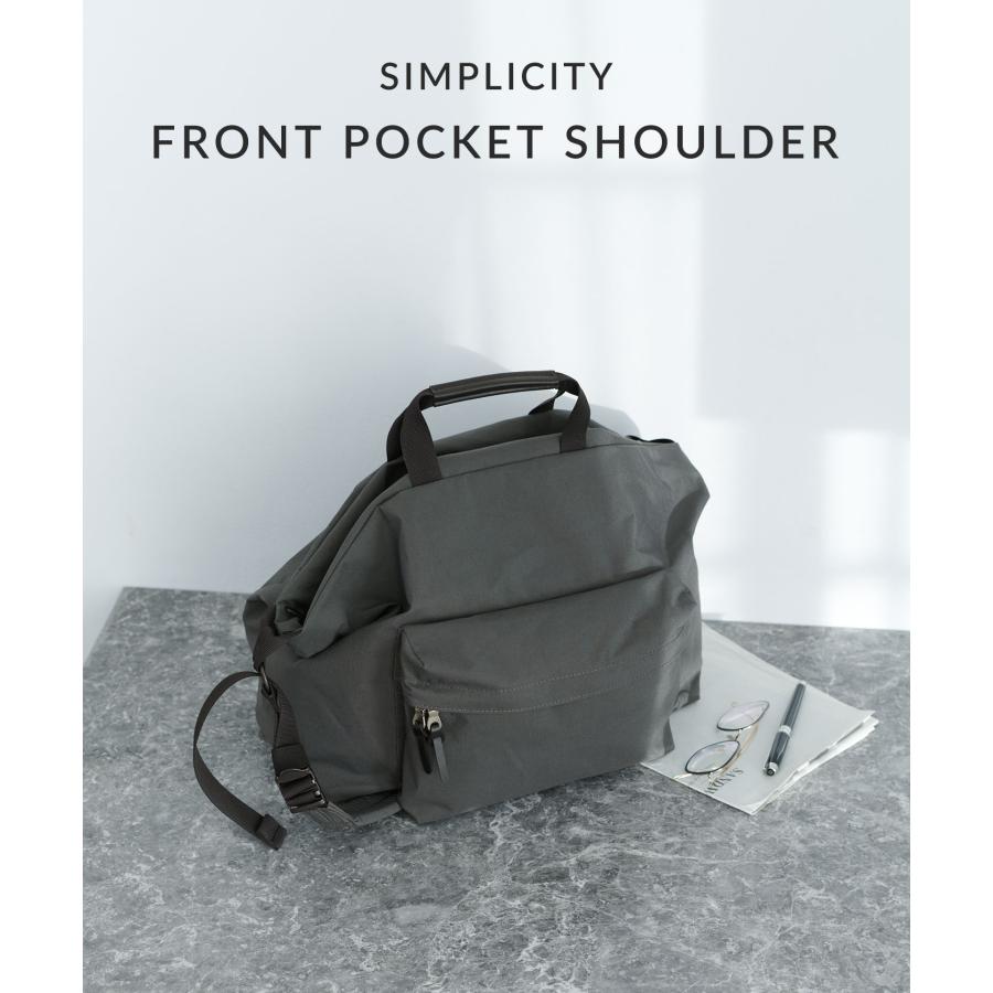 未使用級】スタンダードサプライ フロントポケット2way ショルダー
