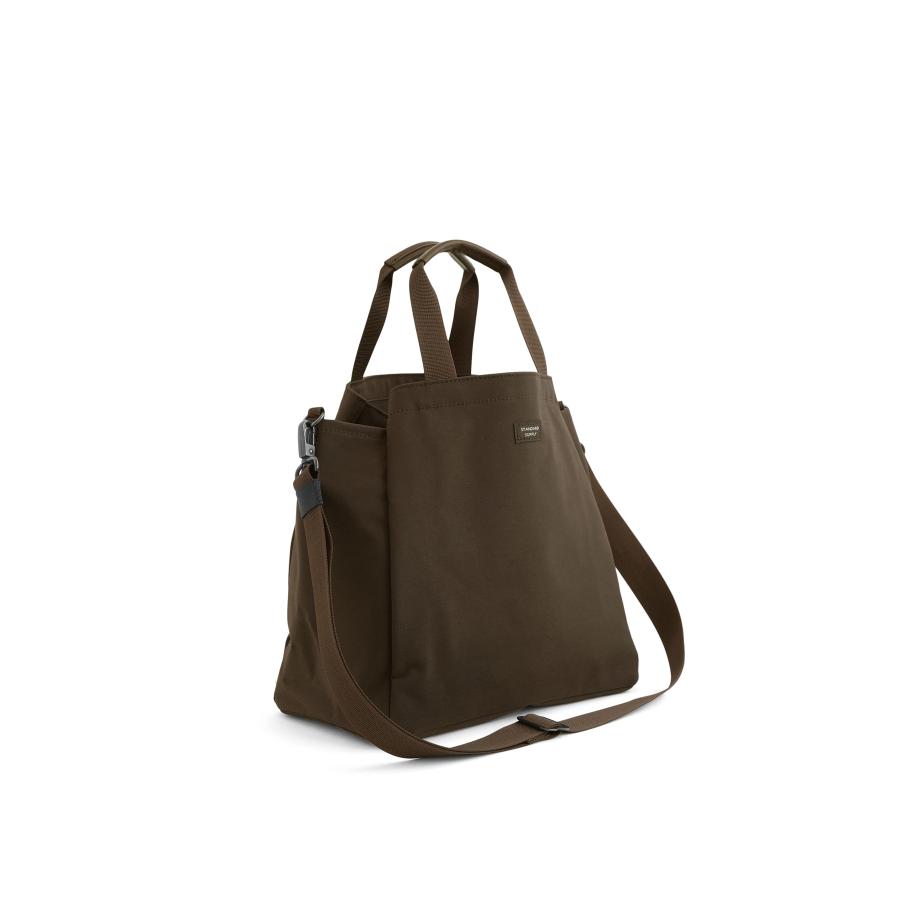 ブラック　ブラウン トートバッグ 2点 26cm Daylla ミニデイラー トートバッグ - ダークブラウン | CHARLES