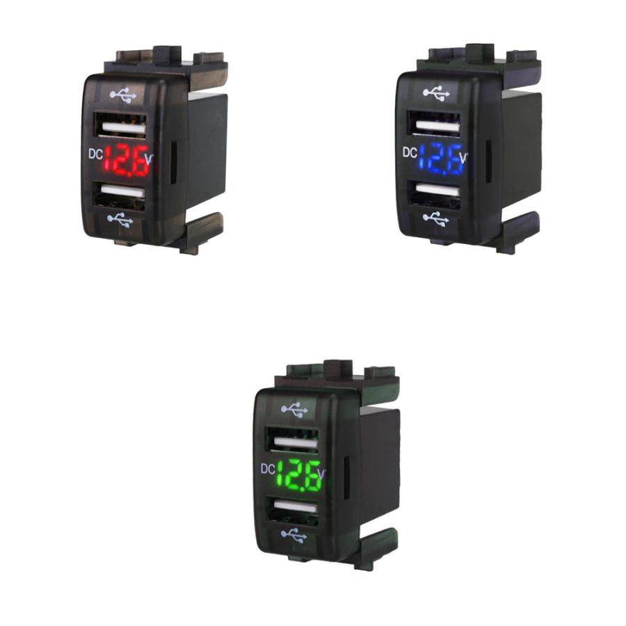 Nissan ニッサン 日産車サイズ Type A 増設 Usb ポート Usb電源 2ポート 高速充電 2 1a 12v 24v 対応 電圧表示 スマホ タブレット 埋め込み 送料無料 Nissan Usb Expansiona 001 Standing Stones 通販 Yahoo ショッピング