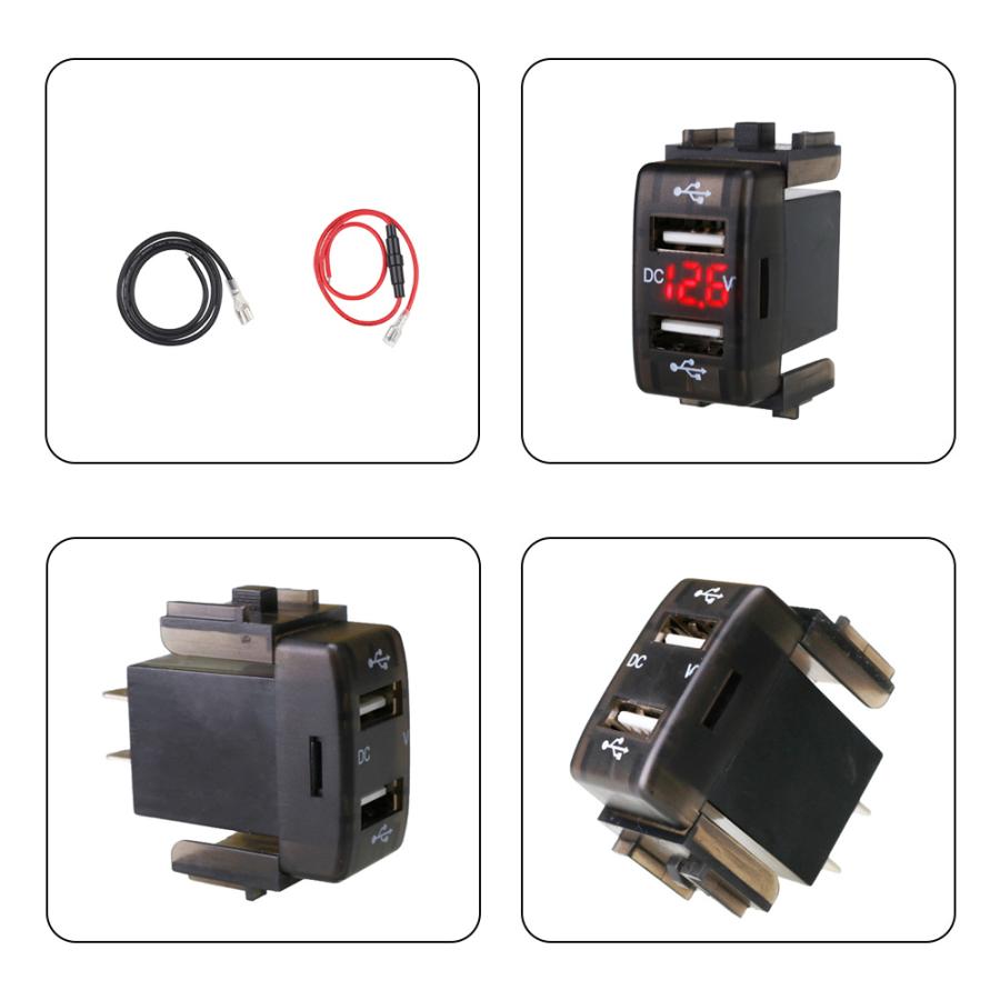 Nissan ニッサン 日産車サイズ Type A 増設 Usb ポート Usb電源 2ポート 高速充電 2 1a 12v 24v 対応 電圧表示 スマホ タブレット 埋め込み 送料無料 Nissan Usb Expansiona 001 Standing Stones 通販 Yahoo ショッピング