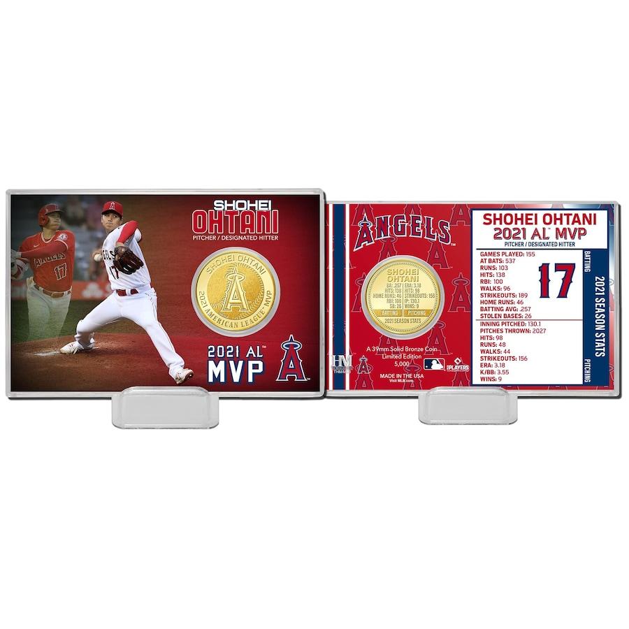 2021 大谷翔平 アメリカン・リーグ MVP コイン&カード 大谷選手 最優秀選手賞 記念グッズ 記念商品 野球 MLB メジャーリーグ ohtanimvpcoincardスタンドイン