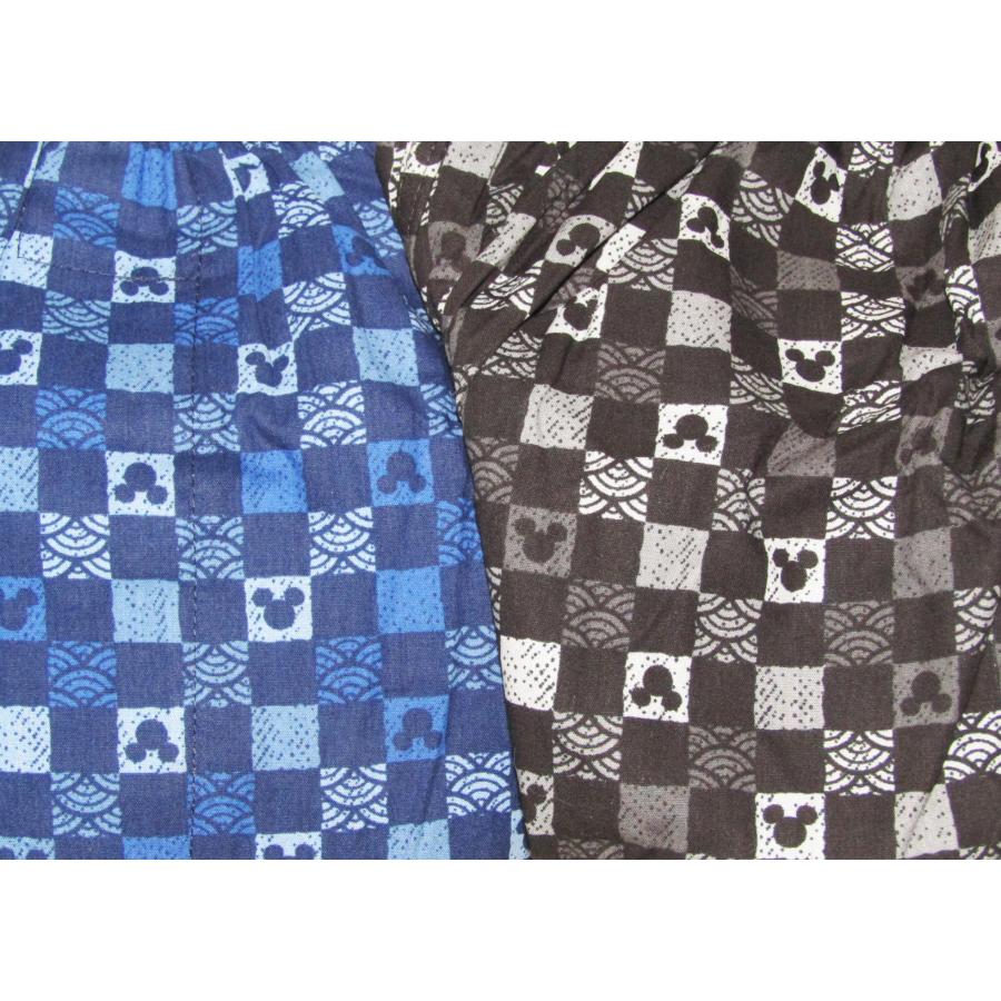 メンズトランクス　ディズニー　ミッキーマウス  S格子柄　２枚組1セット | 