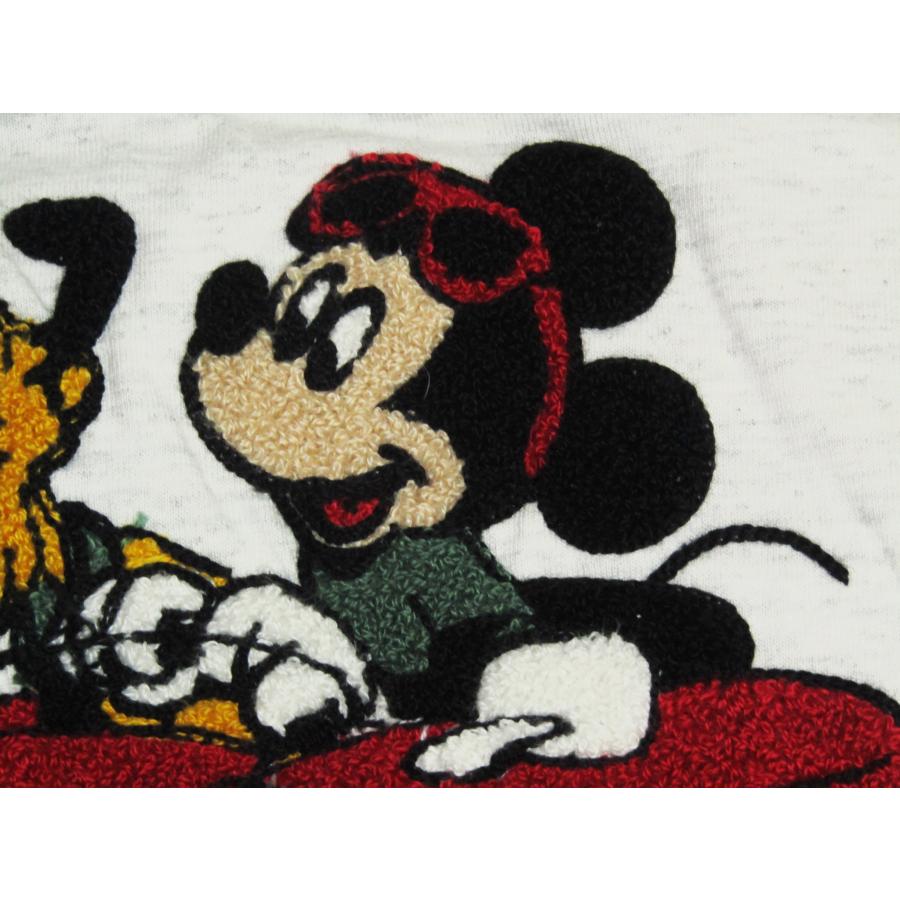 ディズニーミッキーマウス刺繍Tシャツ 　杢ライトグレー |  | 02