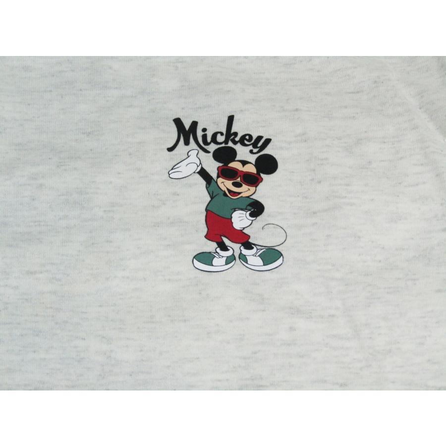 ディズニーミッキーマウス刺繍Tシャツ 　杢ライトグレー |  | 04