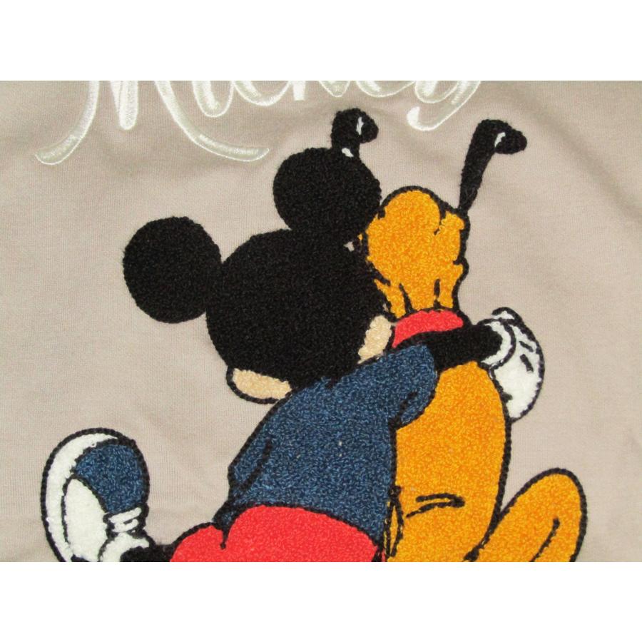 ディズニーミッキーマウス刺繍Tシャツ 　カーキ |  | 02