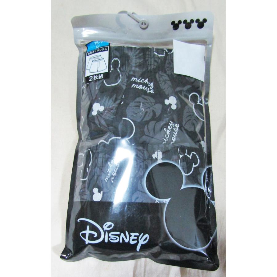 メンズトランクス　ディズニー　ミッキーマウスロゴ 葉ロゴ  AI　２枚組1セット |  | 01