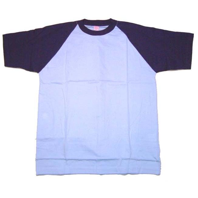 ラグランＴシャツ　ネイビーライトブルー　 | 