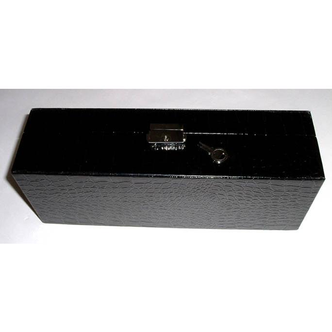 時計収納ケース６本用 　クロコ型押し黒 |  | 02