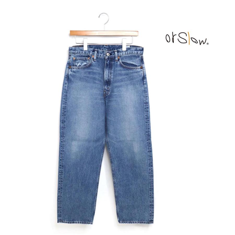 orSlow（オアスロウ） メンズ ダッズフィットデニムパンツ 95.DENIM