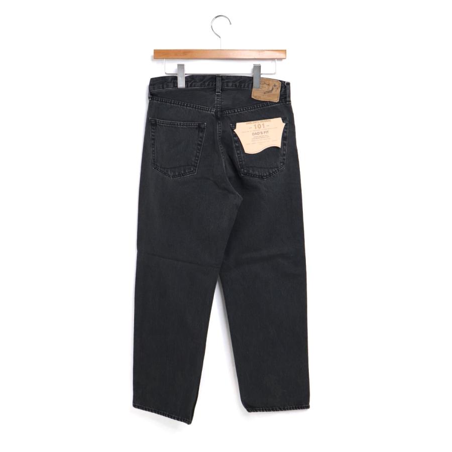 オアスロウ101dadブラックM orSlow（オアスロウ） メンズ ダッズフィットデニムパンツ D61S.BLACK