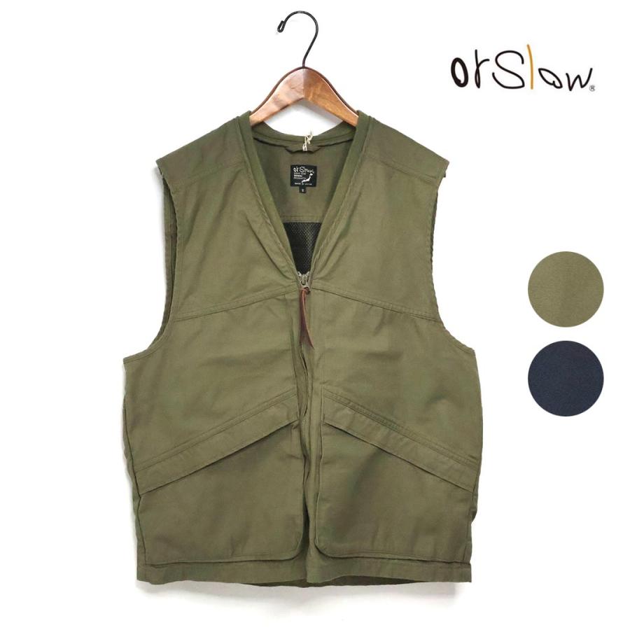 orSlow（オアスロウ） メンズ UTILITY VEST ユーティリティ ベスト