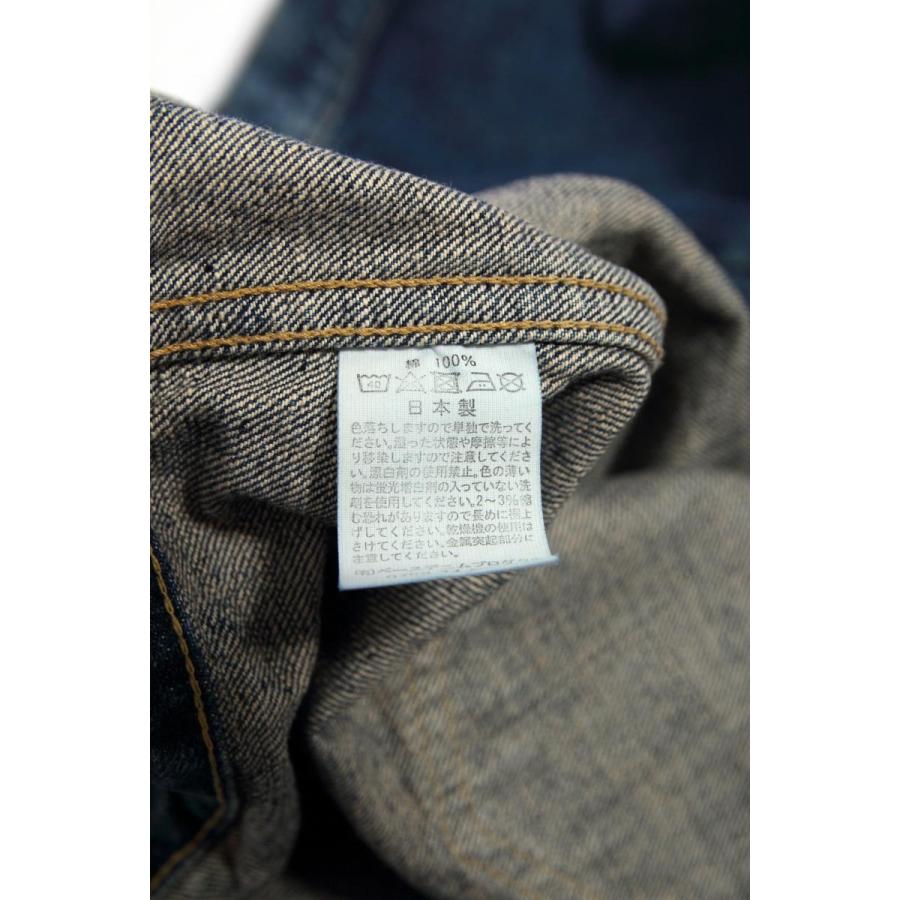 メンズ/orSlow/オアスロウ/TYPE1 PLEATED FRONT BLOUSE VINTAGE WASH/ヴィンテージウォッシュ 1st デニムジャケット/品番：03-6011の画像