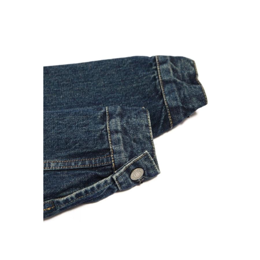 メンズ/orSlow/オアスロウ/TYPE1 PLEATED FRONT BLOUSE VINTAGE WASH/ヴィンテージウォッシュ 1st デニムジャケット/品番：03-6011の画像