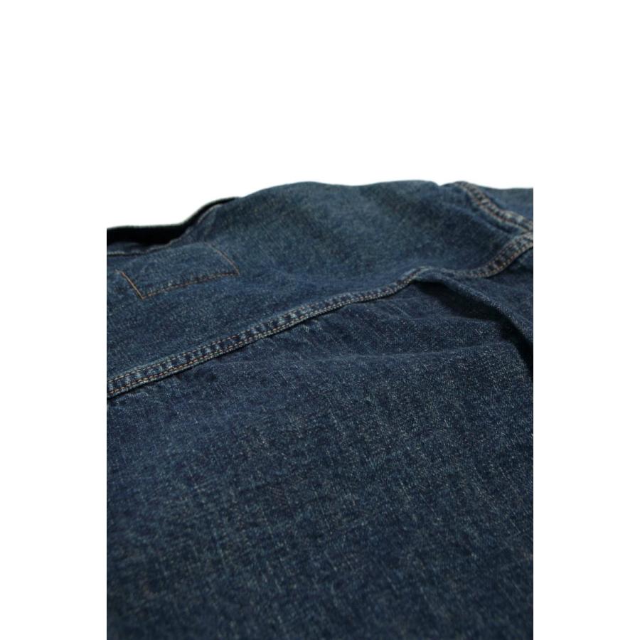 メンズ/orSlow/オアスロウ/TYPE1 PLEATED FRONT BLOUSE VINTAGE WASH/ヴィンテージウォッシュ 1st デニムジャケット/品番：03-6011の画像