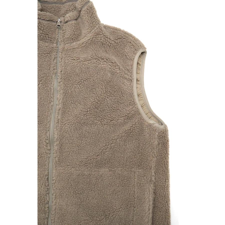 orslow 幾何学模様 フリース ベスト orSlow（オアスロウ） ☆メンズ Boa Fleece Vest ボア フリース ベスト