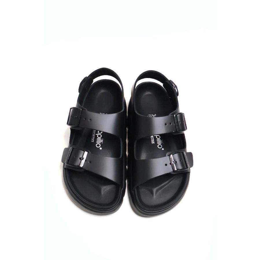 ビルケンシュトックpapillio Milanoミラノチャンキーサンダル37黒 BIRKENSTOCK（ビルケンシュトック） レディース PAPILLIO Milano