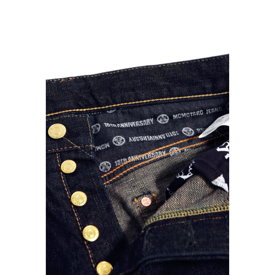 出陣レーベル メンズ/MOMOTARO JEANS/桃太郎ジーンズ/15周年限定 左綾 