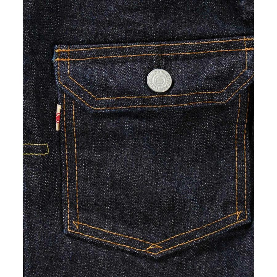 【桃太郎ジーンズ（MOMOTARO JEANS）】「出陣レーベル 2105SP」 出陣レーベル メンズ/MOMOTARO JEANS/桃太郎ジーンズ/出陣2ndダブル
