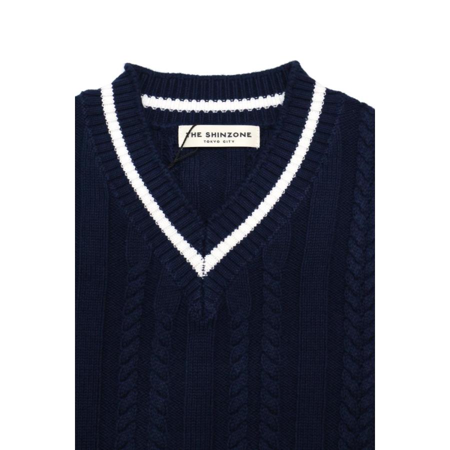 THE SHINZONE（ザ シンゾーン） ☆レディース CABLE KNIT VEST TEE