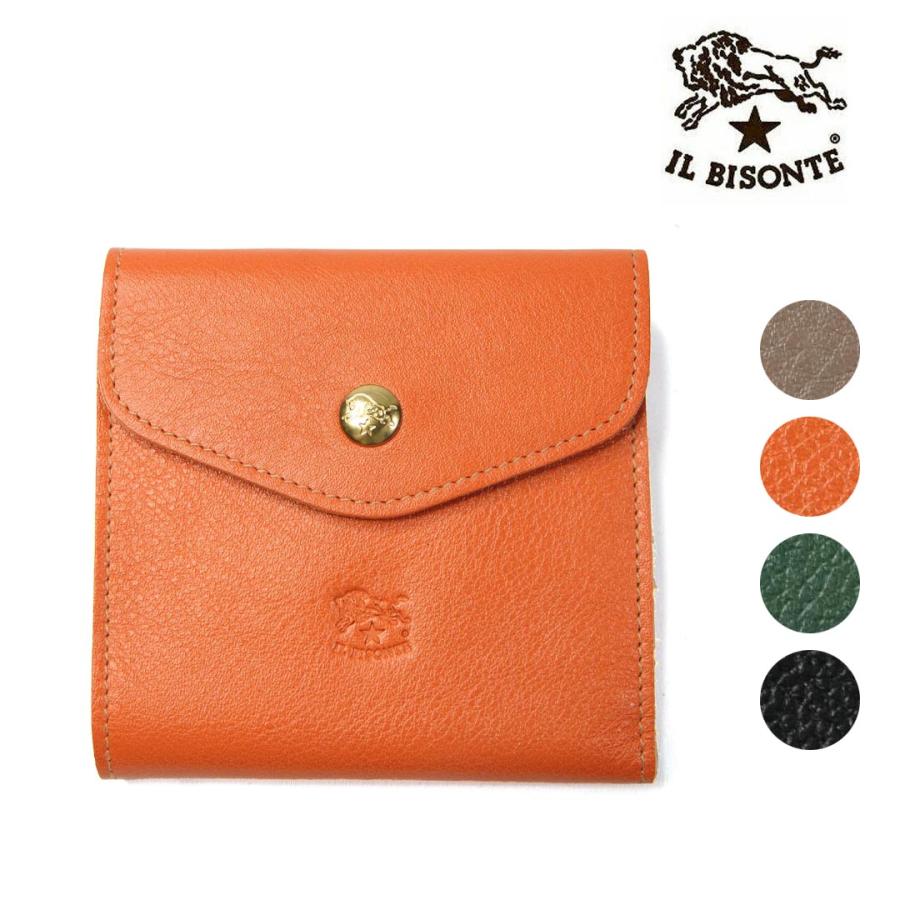 イルビゾンテ W フラップ 2つ折り財布 IL BISONTE（イルビゾンテ） *財布/ILBISONTE/イルビゾンテ/Wフラップ2